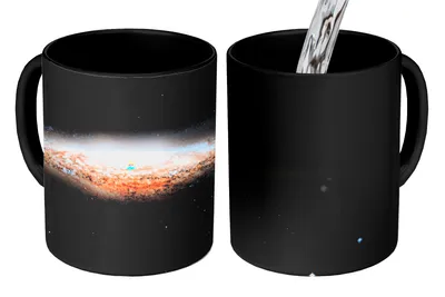 Obrázek produktu pro MuchoWow® Kouzelný pohár Vesmír - světlo - galaxie 350 ml Barva měnící se pohár Dárkový nápad - foto hrnek
