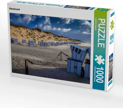 Produktbild von CALVENDO Puzzle Weststrand | 1000 Teile Lege-Größe 64x48cm Foto-Puzzle für glückliche Stunden