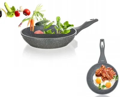 Produktbild von Banquet Granite Aluminium-Pfanne 20cm Marmor für Braten