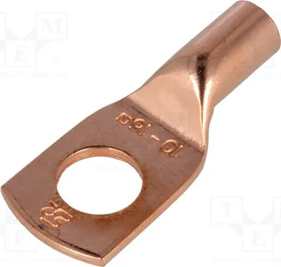 Produktbild von 2x Kabelschuh: Rohrkabelschuh M10 16mm2 Klemmverbindung  L: 29,5mm E11KM-010101031