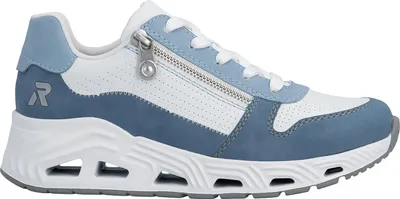 Imagen del producto de Zapatos deportivos para mujer Rieker, con cordones, color blanco, para uso diario