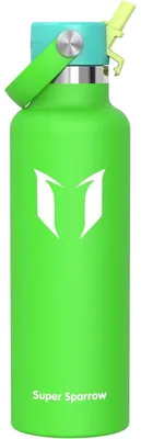 Obrázok produktu pre Nerezová fľaša na pitie, termoizolačný hrnček, 750 ml, farba: jablkovo zelená, bez BPA, s ochranou proti úniku