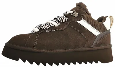Imagen del producto de Zapatos deportivos de cordones para mujer de la marca Tamaris, color marrón, ideales para el uso diario