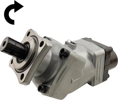 Image de Pompe hydraulique axiale basculante 105 litres type banane droite | 16221050366CW