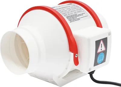 Produktbild von Rohrventilator - Kanalventilator - 40 W - Geräuscharm - Inline Abluft - Weiß