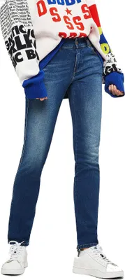 Produktbild von Diesel Sandy 086AL Stretch Damen Jeans Hose Slim Straight