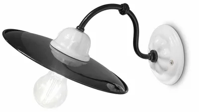 Immagine prodotto di CLASSIC POTENZA C137-02, Applique in Vetroceramica, Ferroluce