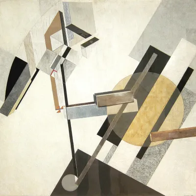 Zdjęcie produktu dla Obraz drukowany El Lissitzky - Proun 19D, 1920 - 1921 (100 x 100 cm)