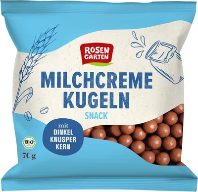 Zdjęcie produktu dla Rosengarten - Chrupiące kulki z kremem mlecznym - 70g