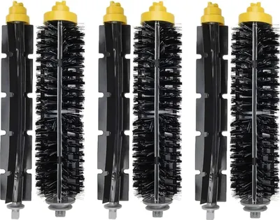 Produktbild von Ersatzteile für Staubsauger der Serien iRobot Roomba 600 und 700, Roomba 614 620 630 635 640 645 650 655 660 675 680 695 760 770 780 (3 Sätze Ersatzborsten, weiche Klopfbürste)