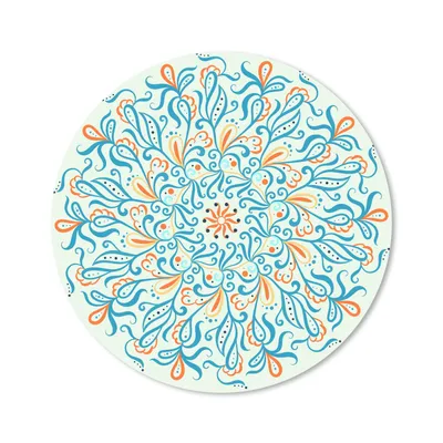 Produktbild von MuchoWow® Mauspad Mousepad Mandala - Quadrat - Muster 20x20 cm - Mousepads - Maus Mat - Pad - Mausunterlage - Schreibtischmatte