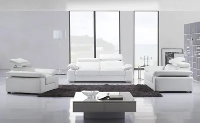 Produktbild von Design Couchen Sofas Polster Leder 311 Sitzer Sofagarnitur Garnituren Set Leder