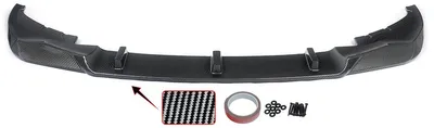 Produktbild von Frontlippe Spoiler, Verbesserte Aerodynamik, Einfache Installation, Kohlefaser-Look