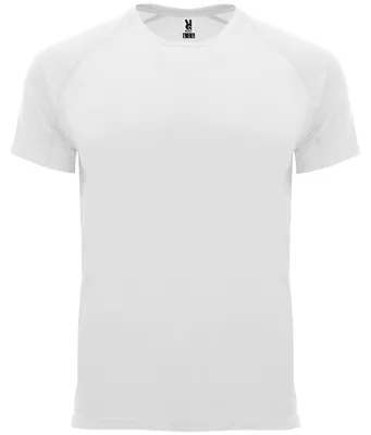 Image de T-shirt Roly Sport « Bahrain » pour homme LT3648 (S) (blanc)