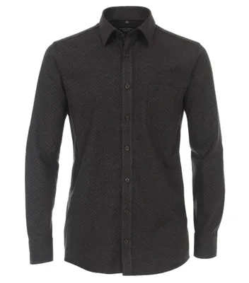 Produktbild von CASAMODA - Herren Hemd Langarm Comfort Fit (403542700), Größe: XXL, Farbe: Dunkelgrau (750)