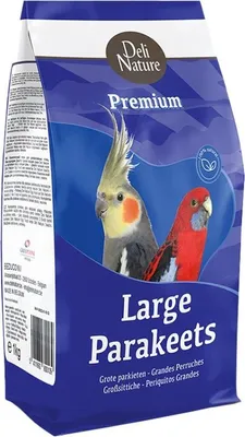 Zdjęcie produktu dla Deli Nature Premium Large Parakeets - mieszanka nasion dla papug średnich 1kg Deli Nature