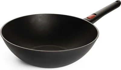 Produktbild von Woll Eco Lite QXR Wok: abnehmbarer Stiel, Ø 30 cm, 10 cm hoch, Alle Herdarten inkl. Induktion