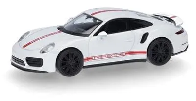 Produktbild von Herpa 420358-002 - 1:87 Porsche 911 (991) Turbo, carraraweiß -