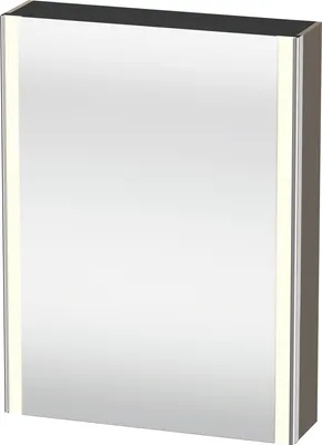 Image de Duravit XSquare armoire de toilette avec éclairage LED, 1 porte, charnières à droite, 600x800x155mm, XS7111R90900000
