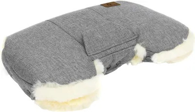 Produktbild von BABYWORLD BW Handwärmer Lammfell sil-gra 616678 9120129917353
