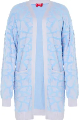 Produktbild von SWIRLY damen strickjacke - blau lavendel, S