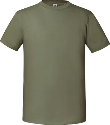 Image de Fruit Of The Loom T-shirt Premium Homme PC3033 (L) (Vert olive classique)