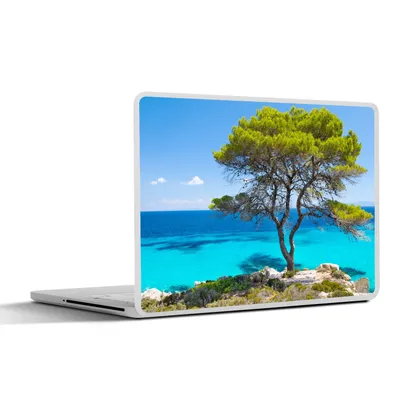 Produktbild von MuchoWow® Laptop Aufkleber Sticker Cover Baum - Meer - Tropisch - Sommer 30x21 cm - Sticker für Laptop - Selbstklebend
