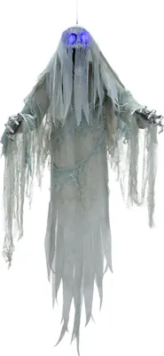Produktbild von Schauriger Geist Hängefigur mit Licht & Sound 150cm