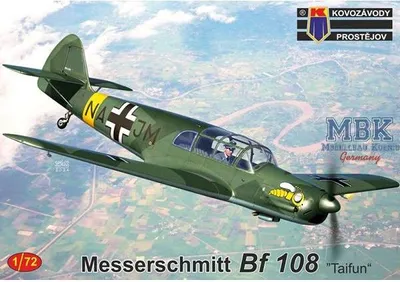 Immagine prodotto di Kovozavody Prostejov KPM72481 Messerschmitt Bf 108 "Taifun"