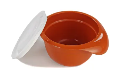 Produktbild von TUPPERWARE Rührschüssel Schüssel klein 650 ml terrrakotta mit Deckel Combiplus