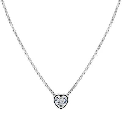 Produktbild von Charming Silver Heart Necklace NCL26W (Chain, Pendant)