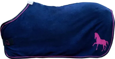 Produktbild von Abschwitzdecke -Mini- Farbe - Dunkelblau Größe (Pferdedecke) - 65 cm