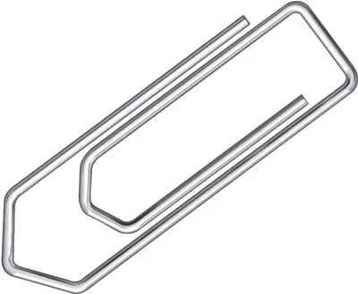 Zdjęcie produktu dla Q-Connect® KF01312 Klips do listów, metalowy, 32 mm, ocynkowany, pudełko 100 sztuk