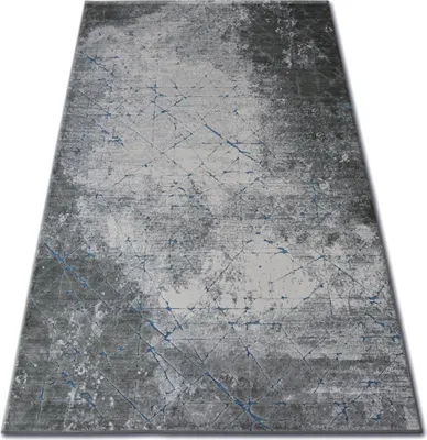 Produktbild von Teppich ACRYL YAZZ 6076 RISSIGER BETON blau / grau Grau 80x150 cm
