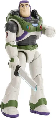 Image de Figurine Buzz l'Éclair avec son 30 cm Blanc 3 ans Blanc 3 ans