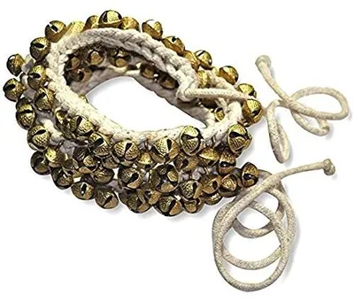 Produktbild von Goldene Ghungroo-Accessoires für klassische Tänze