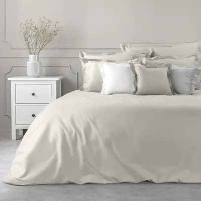 Produktbild von Eurofirany Bettwäschegarnitur Bettwäsche NOVAC beige Bettwäsche 160x200 cm beige