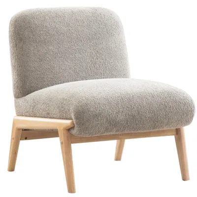Zdjęcie produktu dla Fotel wypoczynkowy, miękki, do relaksu; fotel do kina domowego; fotel wypoczynkowy obity tkaniną chenille; fotel w stylu skandynawskim, bez podłokietników, tapicerowany