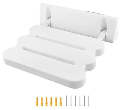 Imagen del producto de Taburete de ducha - Plegable - Hasta 100 kg - 31 x 23 x 31 cm