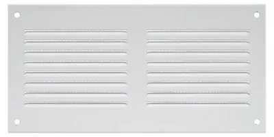 Produktbild von Europlast MR2010 Metall-Lüftungsgitter 200 x 100 mm, Insektenschutz, weiß