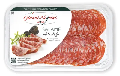 Image de Saucisson à la truffe tranché, 80 g - Gianni Negrini