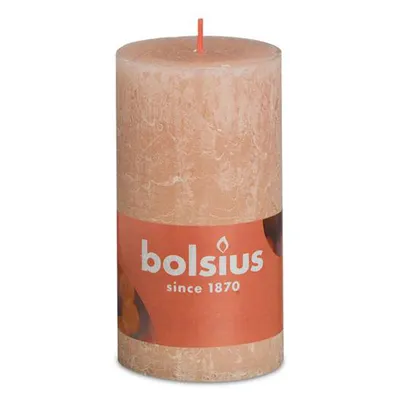 Zdjęcie produktu dla Bolsius Rustiko Shine, Cylidner, Różowy, 60 h, 1 szt.