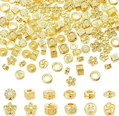 Obrázek produktu pro Kovové náhrdelníky – 12 různých stylů – 120 kusů – zlaté