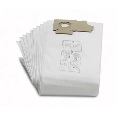 Produktbild von Kärcher Vliesfiltertüten (VE = 10 Stück) für CV36/2 CV46/2 CW50  6.904-311.0
