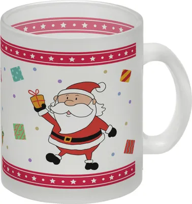 Produktbild von Weihnachtsmann Weihnachten Glas Tasse