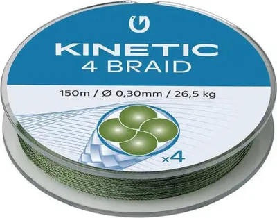 Zdjęcie produktu dla Plecionka Kinetic 4 150 M Silver 0,120 mm Silver 0,120 mm