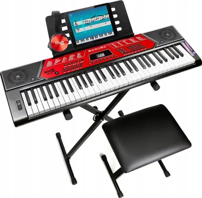 Image de Clavier RockJam RJ6170-SK à 61 touches avec siège