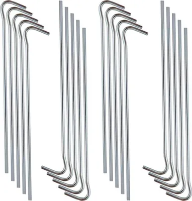 Zdjęcie produktu dla Verk 14535 Stalowy zacisk do kołków namiotowych 18 cm, 20 szt