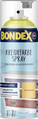 Produktbild von Bondex Kreidefarbe Spray 400 ml sonniges gelb