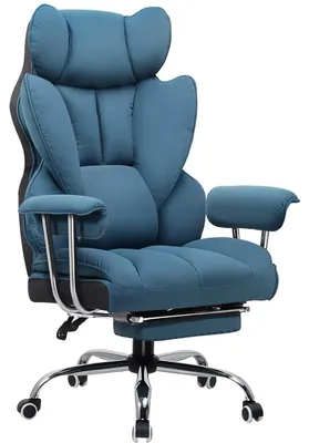 Obrázok produktu pre Herná stolička - Ergonomická kancelárska stolička - Stolička - Kancelárske stoličky - S podnožkou - S nastaviteľnou opierkou chrbta